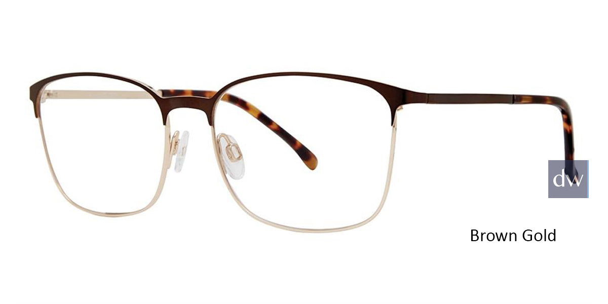 Brown Gold Vivid Collection 3016 Eyeglasses.