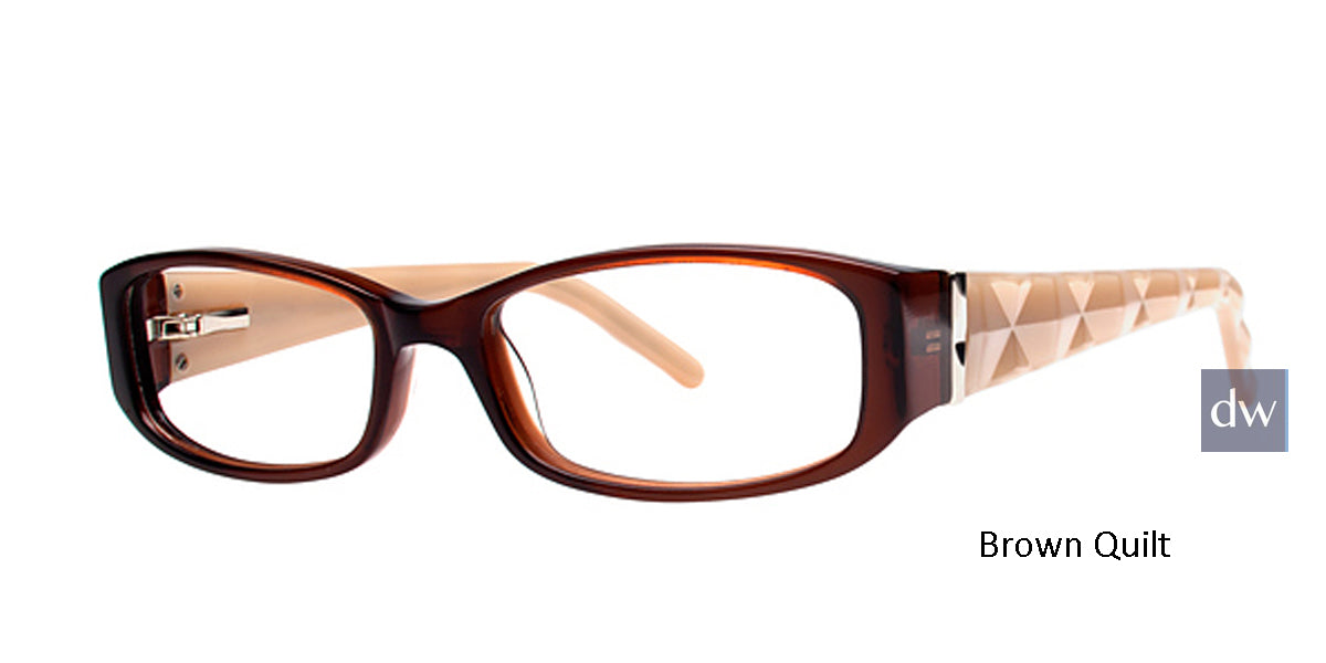 Brown Quilt Elan 9424 Eyeglasses.