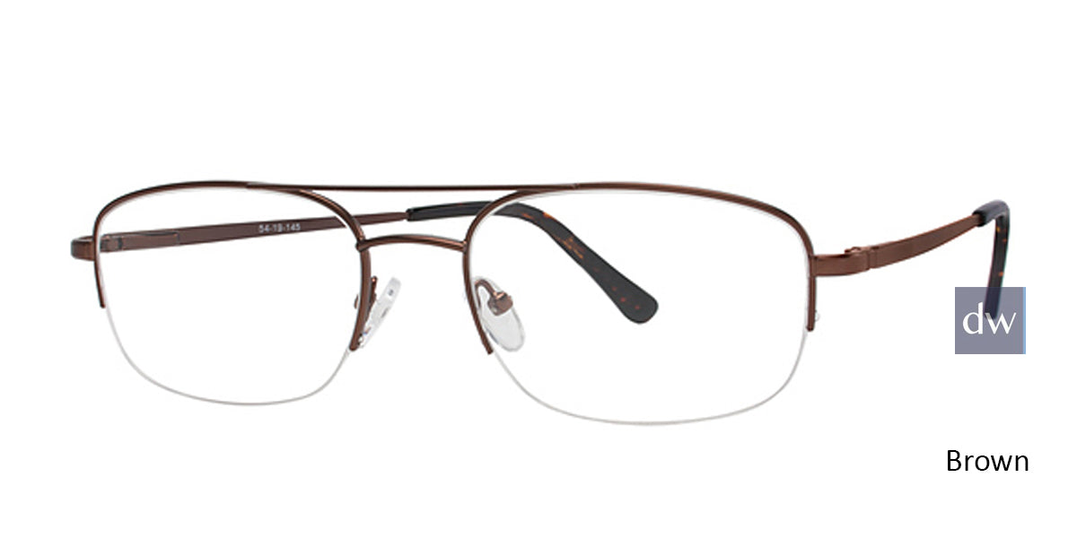 Brown Elan Peter Eyeglasses.