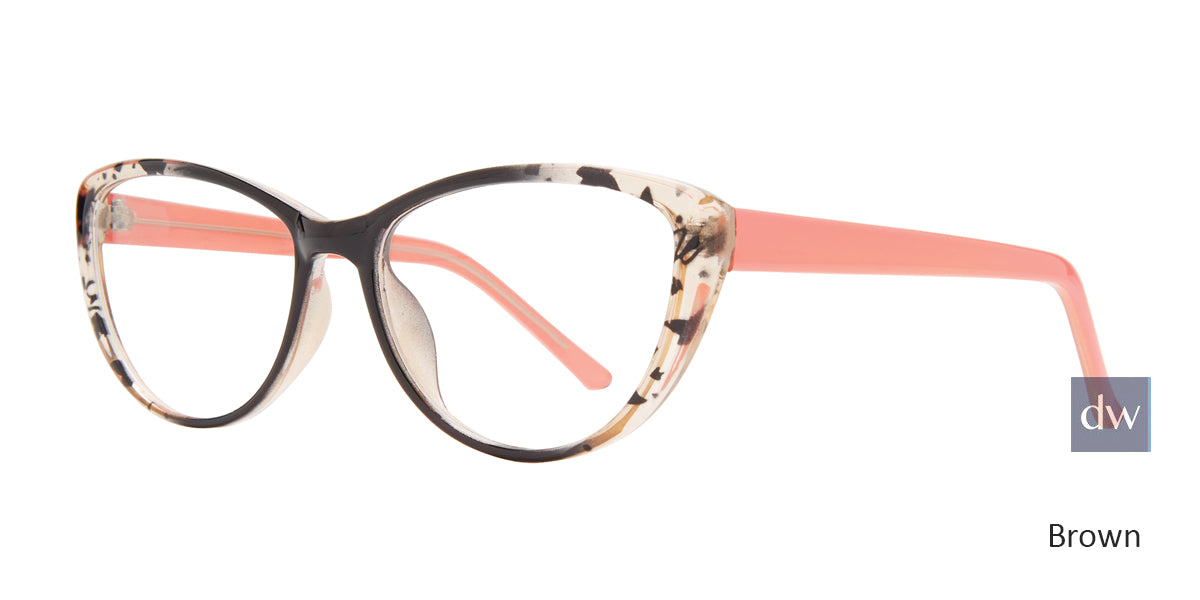 Brown Affordable Design Zilla Eyeglasses.