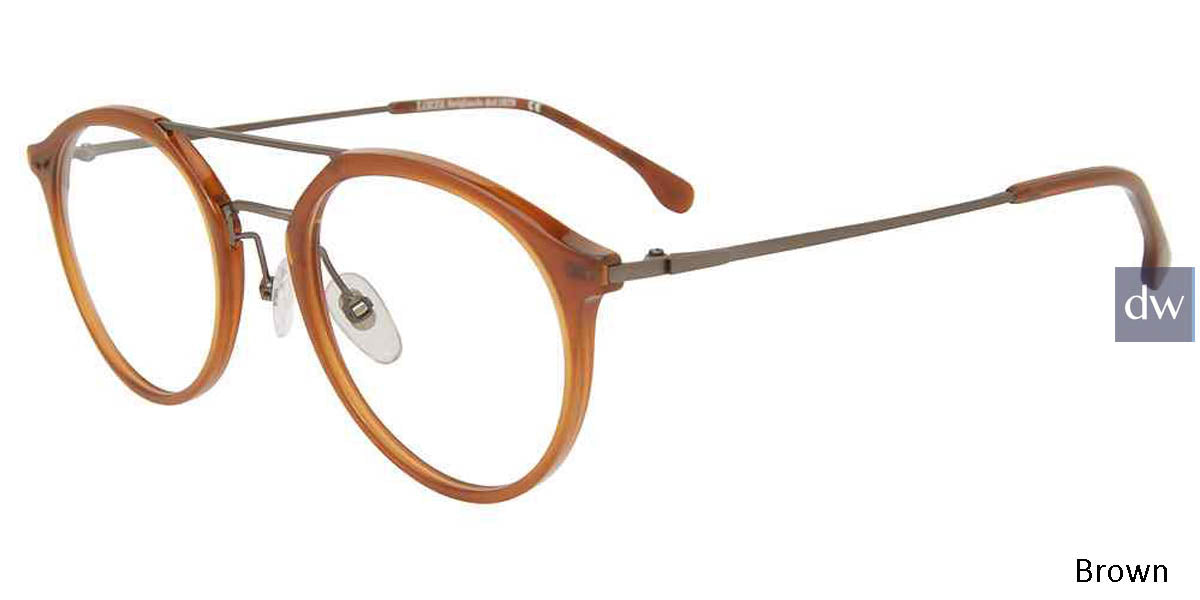 Brown Lozza VL4181 Eyeglasses
