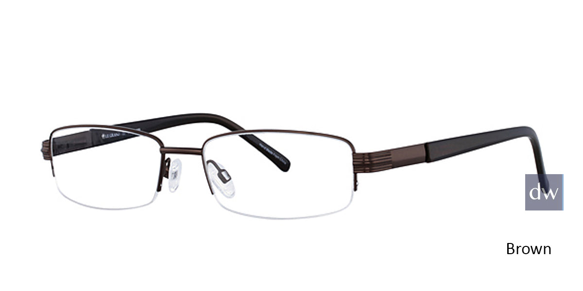 Brown Elan 3704 Eyeglasses.