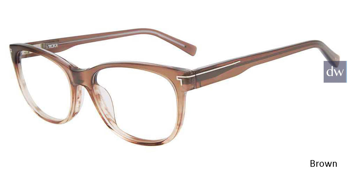 BROWN-0WTP Tumi VTU517 Eyeglasses