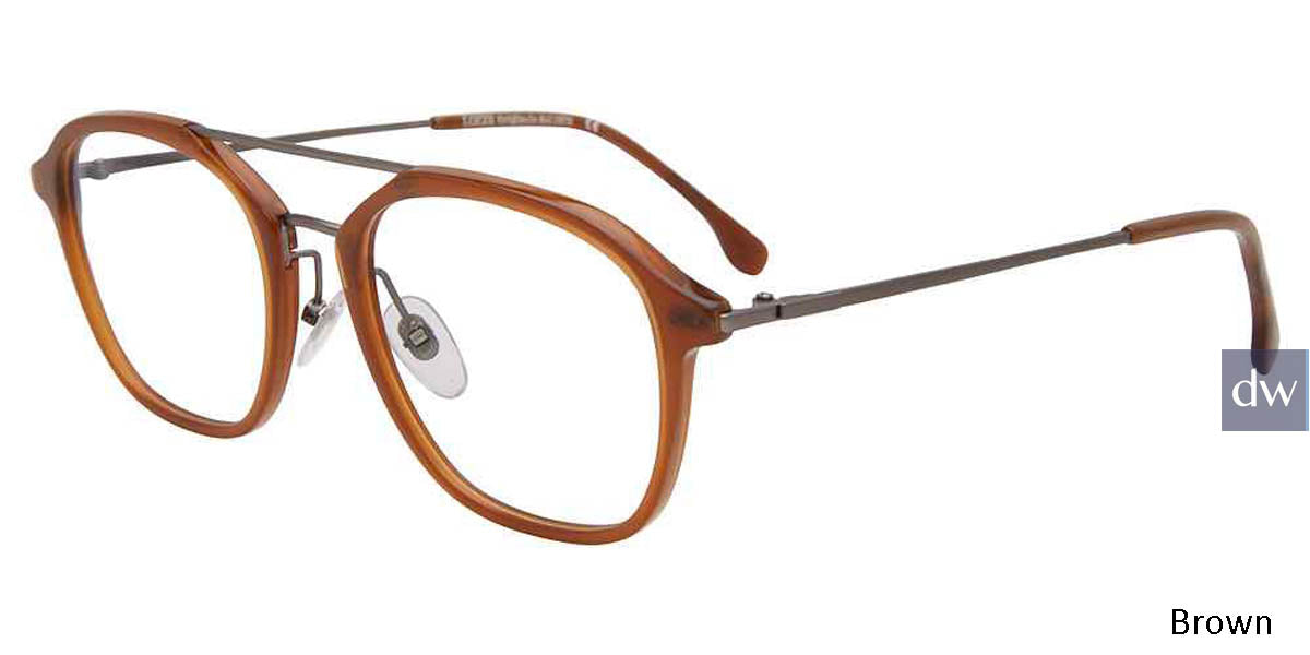 Brown Lozza VL4182 Eyeglasses