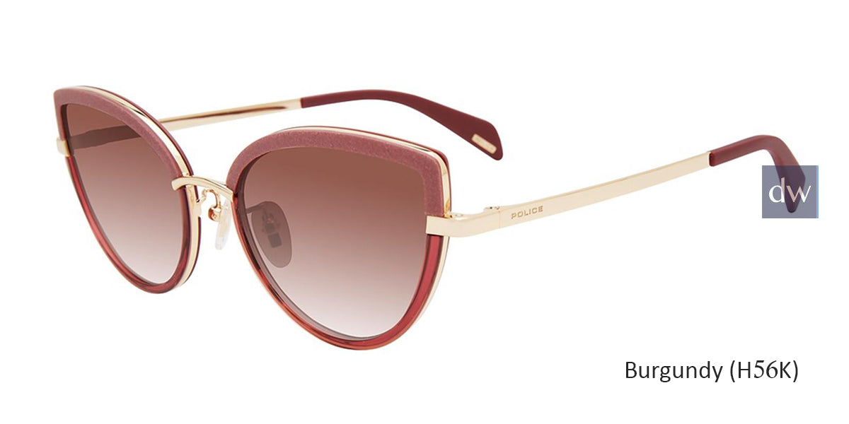 Burgundy(H56K) Police SPLC25 Sunglasses.