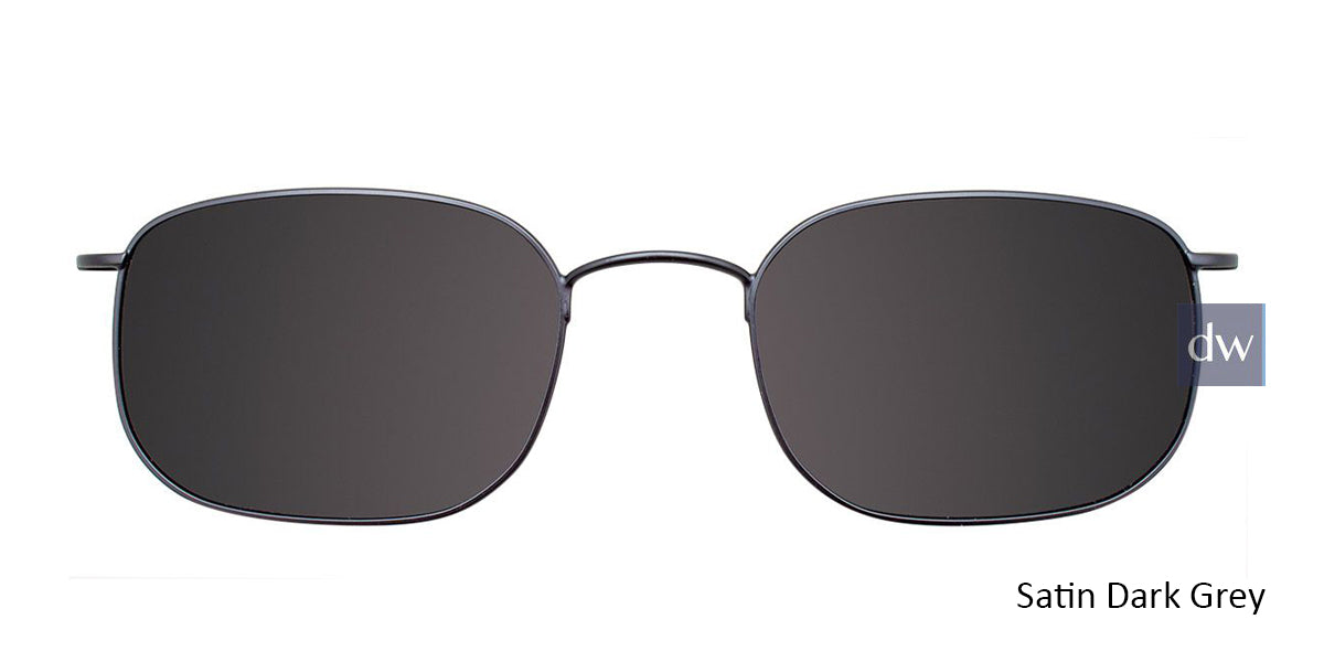 Satin Dark Grey Cool Clip CC836 Eyeglasses.