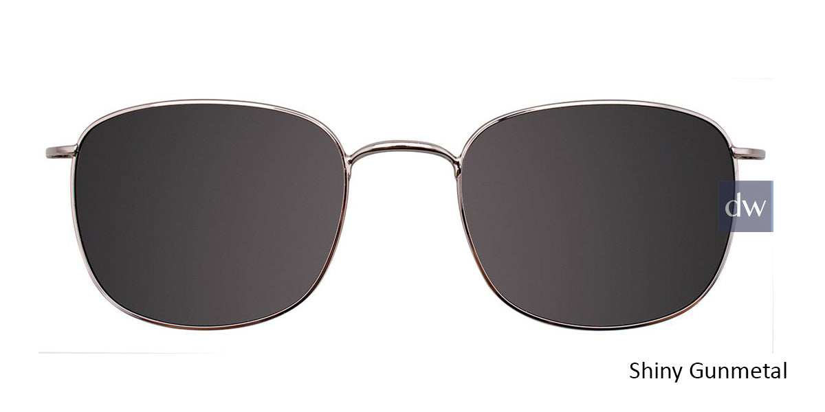 Shiny Gunmetal Cool Clip CC837 Eyeglasses.