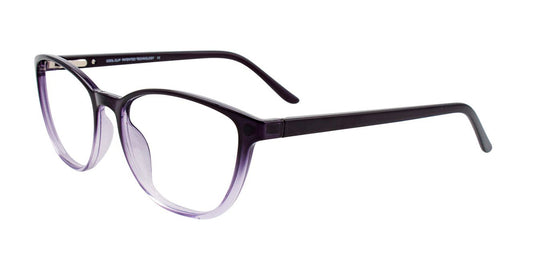 Black Crystal Cool Clip CC839 Eyeglasses.