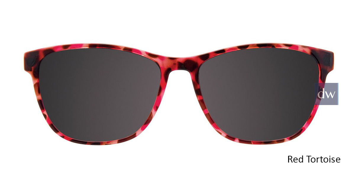 Red Tortoise Cool Clip CC840 Eyeglasses.