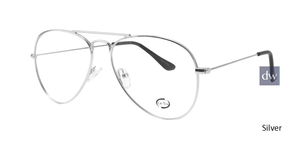 Silver CE-TRU 3410 Eyeglasses