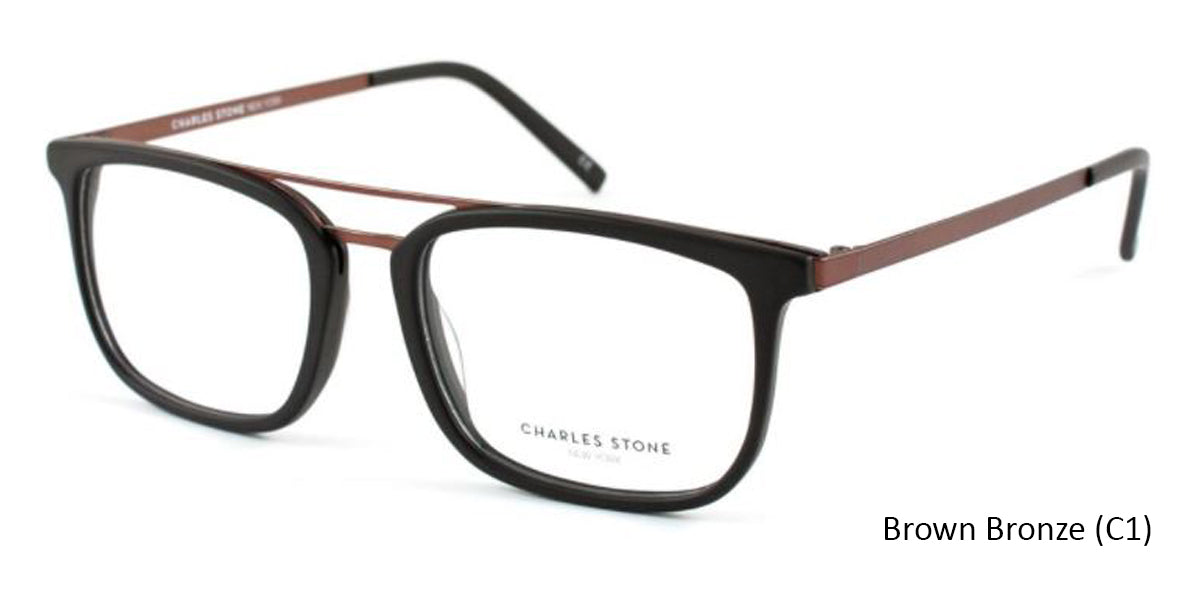 Brown Bronze (C1) William Morris Charles Stone NY CSNY30004 Eyeglasses