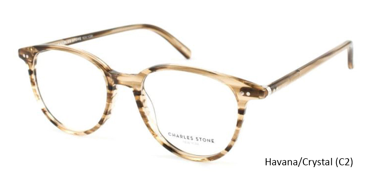 Havana/Crystal (C2) William Morris Charles Stone NY CSNY30005 Eyeglasses - Teenager