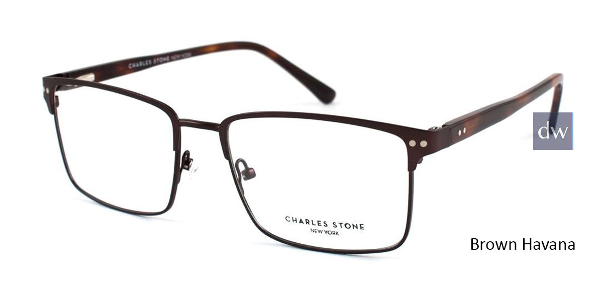 Brown Havana William Morris Charles Stone NY CSNY30011 Eyeglasses