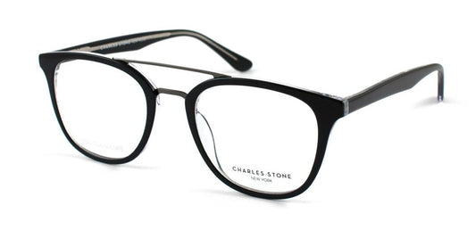 Black/Dark Gun Charles Stone NY CSNY 30014 Eyeglasses