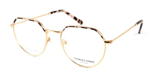 Cream Havana Gold William Morris Charles Stone NY CSNY30045 Eyeglasses.