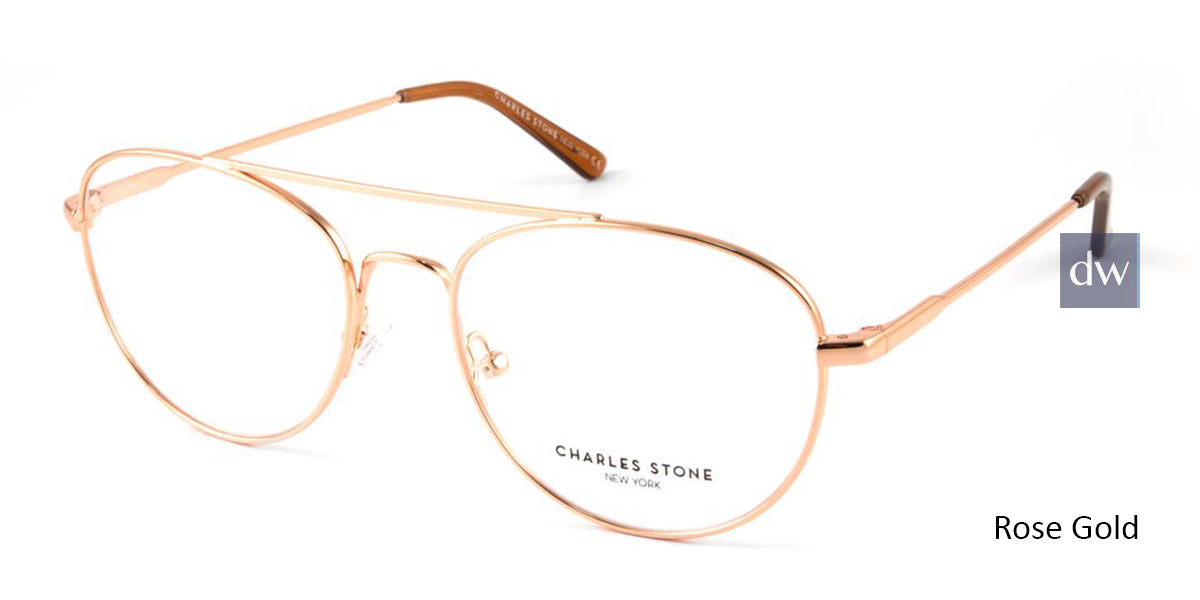 Rose Gold William Morris Charles Stone NY CSNY30050 Eyeglasses.