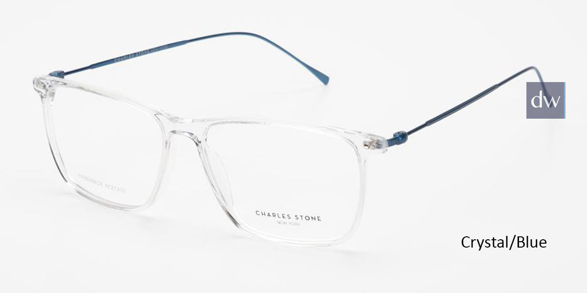 Crystal/Blue William Morris Charles Stone NY CSNY30068 Eyeglasses