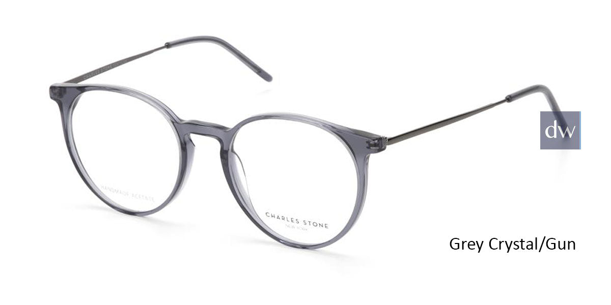 Grey Crystal/Gun William Morris Charles Stone NY CSNY30071 Eyeglasses - Teenager