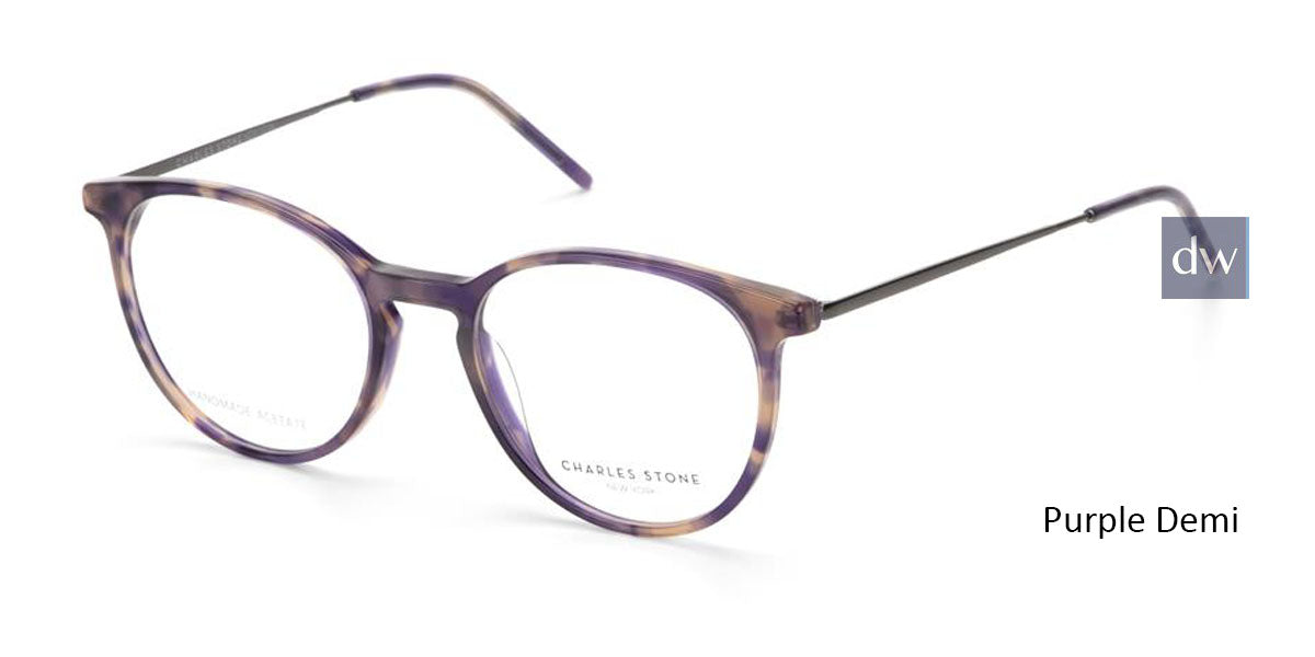 Purple Demi William Morris Charles Stone NY CSNY30073 Eyeglasses