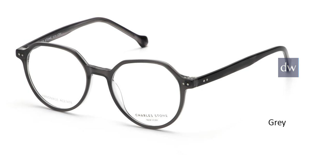 Grey William Morris Charles Stone NY CSNY30075 Eyeglasses - Teenager