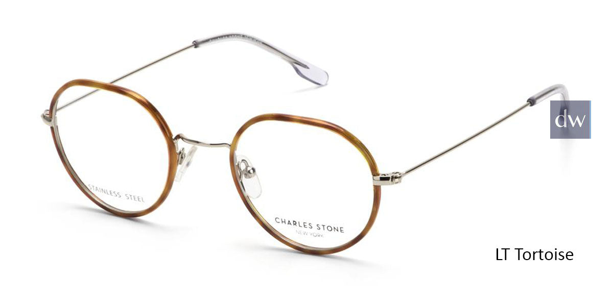 LT Tortoise William Morris Charles Stone NY CSNY30077 Eyeglasses - Teenager
