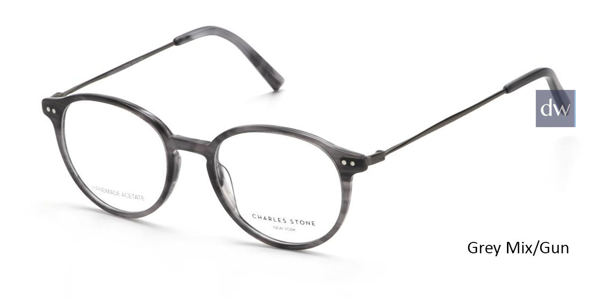 Grey Mix/Gun William Morris Charles Stone NY CSNY30079 Eyeglasses