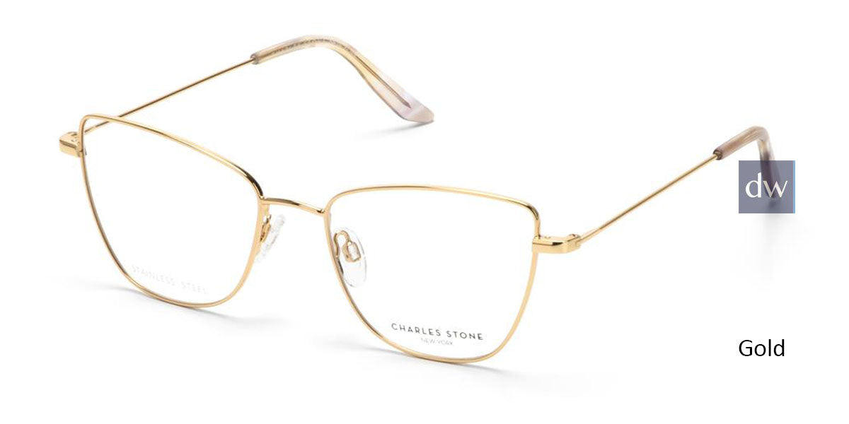 Gold William Morris Charles Stone NY CSNY30084 Eyeglasses