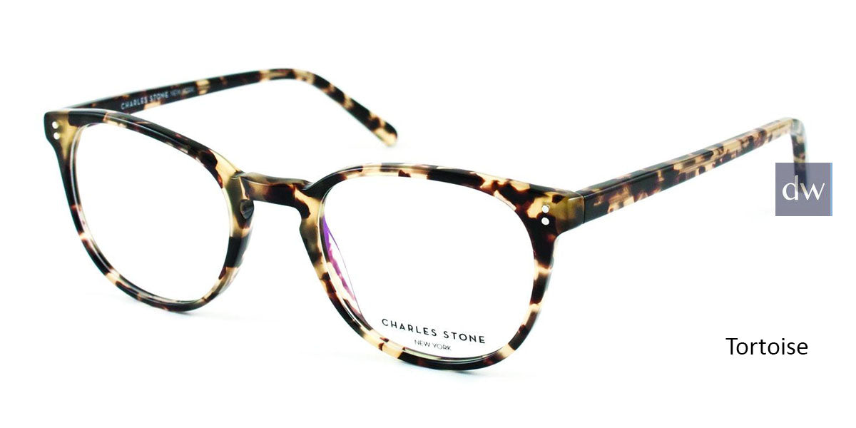 Tortoise William Morris Charles Stone NY CSNY315 Eyeglasses - Teenager