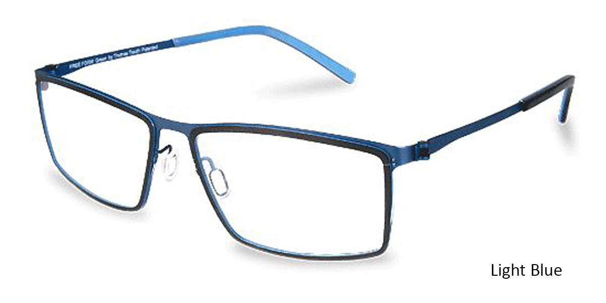Light Blue Free-Form FFA971L Eyeglasses