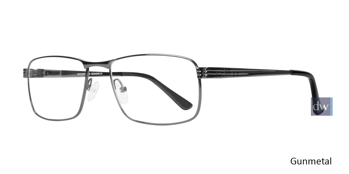 Gunmetal Affordable Designs Chad Eyeglasses