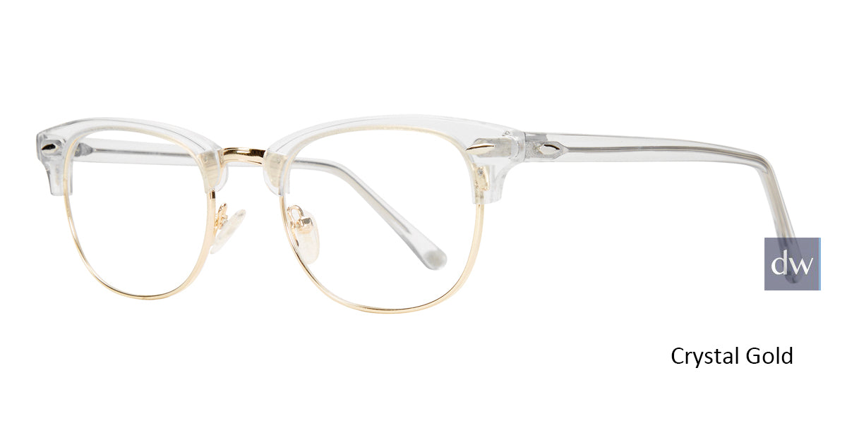 Crystal Gold Brooklyn Heights Clubster II Eyeglasses