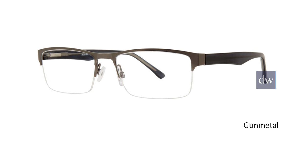 Gunmetal Comfort Flex Lyles Eyeglasses.