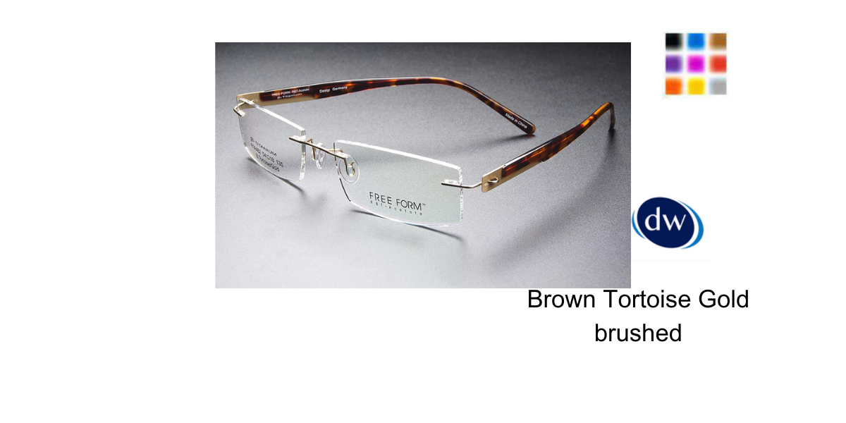 Brown Tortoise Gold brushed