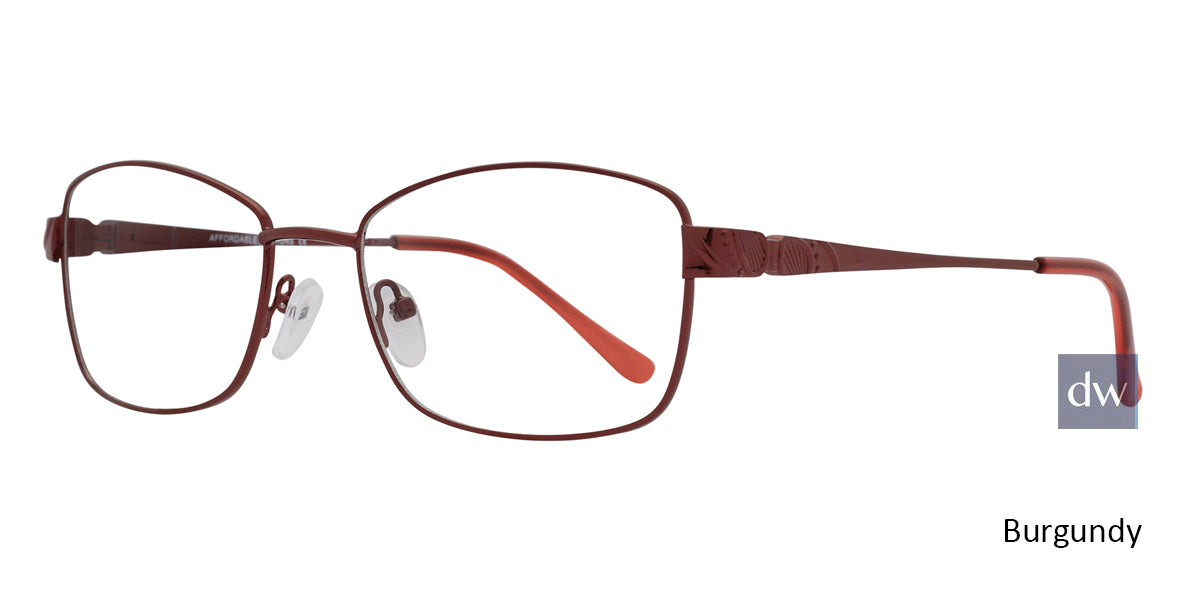 Burgundy Affordable Designs Cyd Eyeglasses