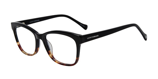 Black Tort Lucky Brand D218 Eyeglasses.