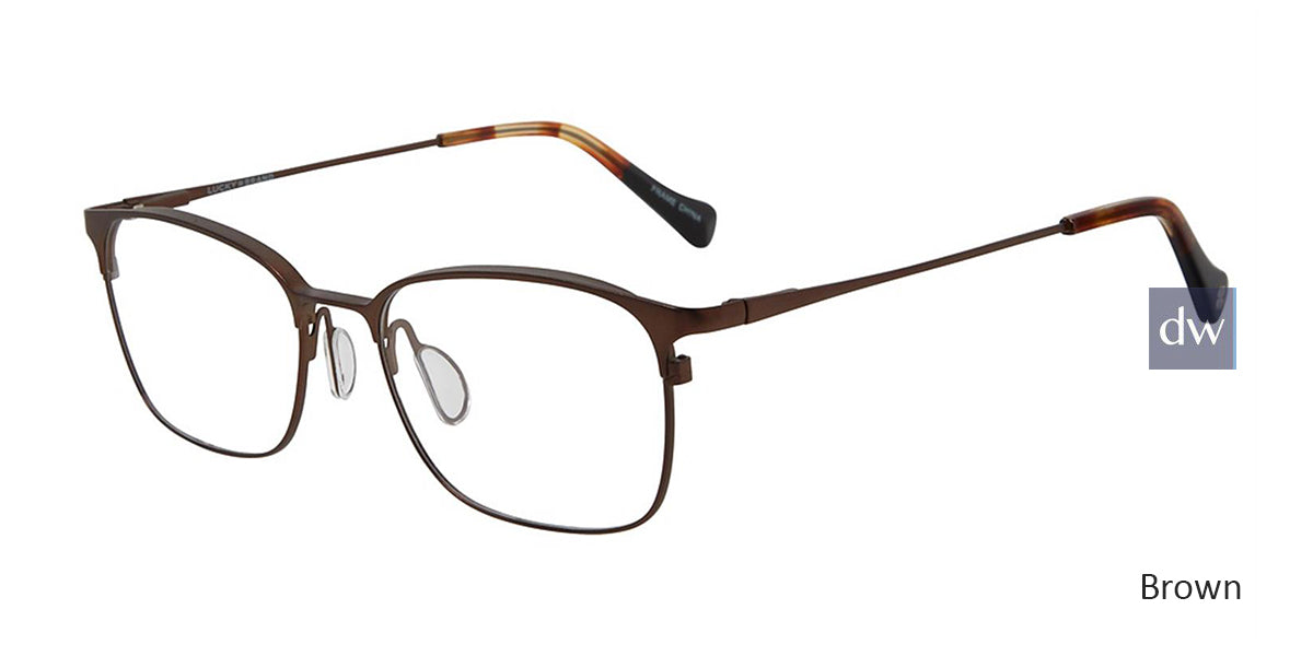 Brown Lucky Brand D310 Eyeglasses.