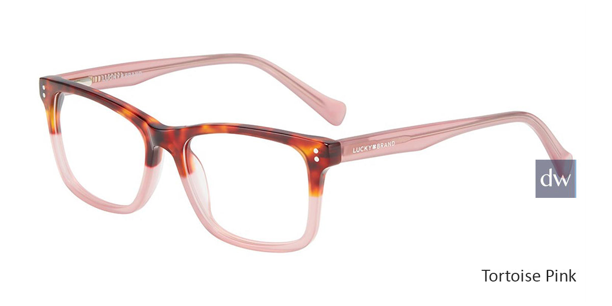 Tortoise Pink Lucky Kid D724 Eyeglasses - Teenager