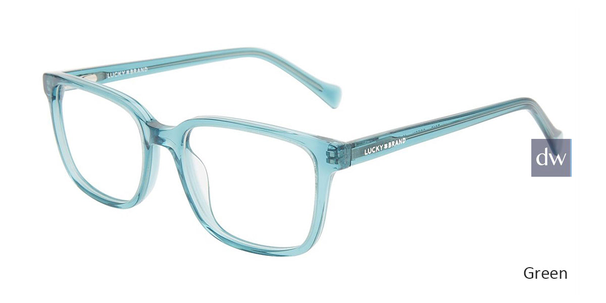Green Lucky Kid D819 Eyeglasses - Teenager
