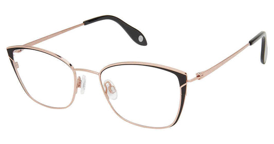 Black Rose Gold Fysh 3663 Eyeglasses.