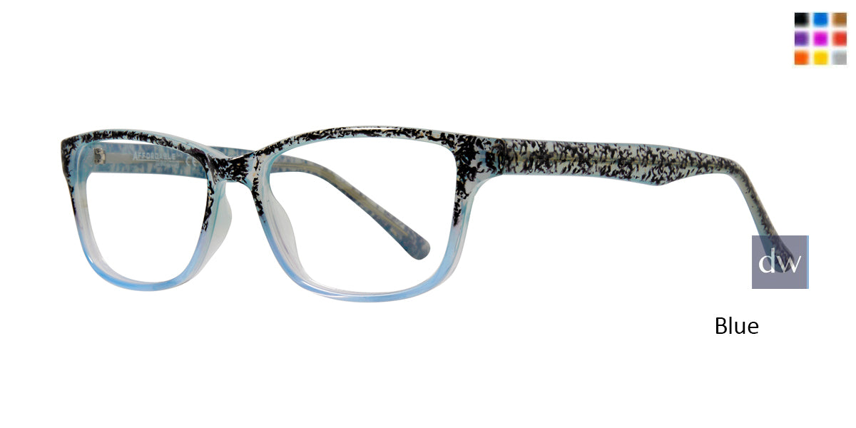 Blue Affordable Design Daisy Eyeglasses