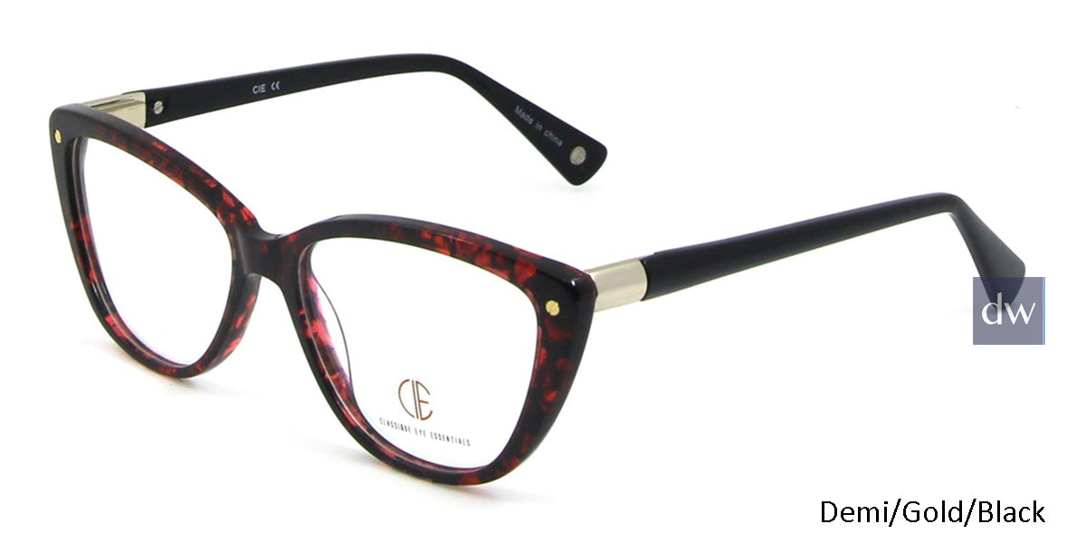 Demi/Gold/Black CIE SEC101 Eyeglasses.