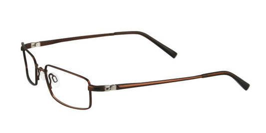 Satin Medium Brown EasyTwist ET903 Eyeglasses.