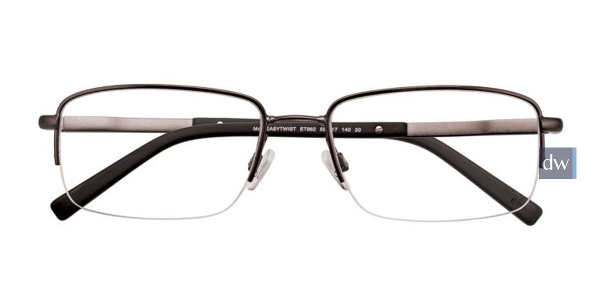 Satin Grey EasyTwist ET962 Eyeglasses.