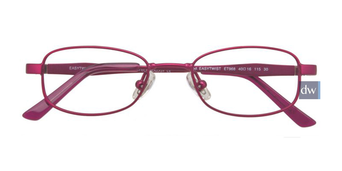 Shiny Dark Pink EasyTwist ET968 Eyeglasses.