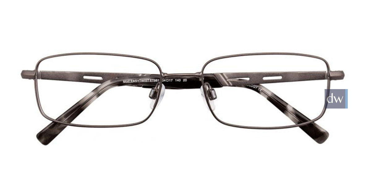 Matte Grey EasyTwist ET981 Eyeglasses.