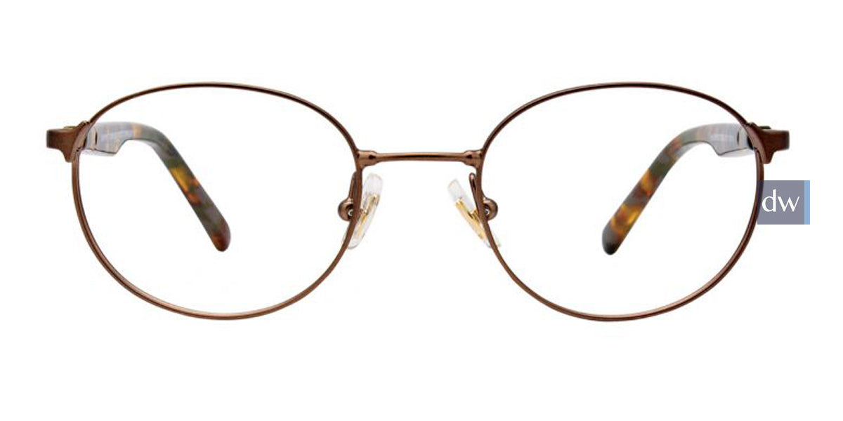 Matte Light Brown EasyTwist ET992 Eyeglasses.