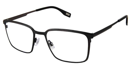 EVATIK E-9243 Eyeglasses BLACK GUNMETAL