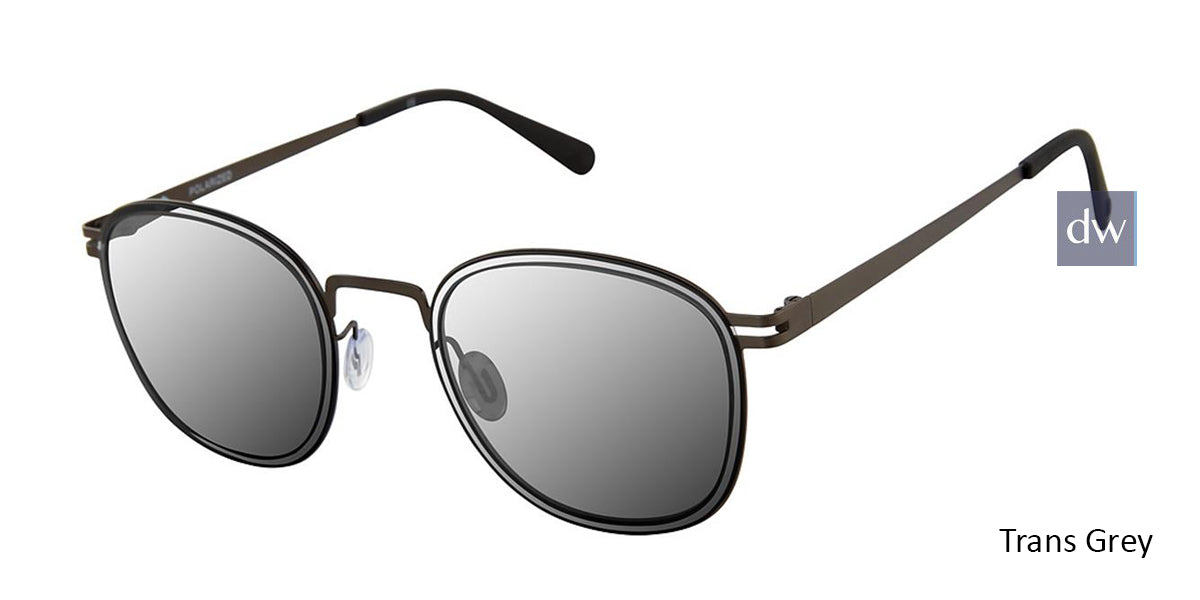 Trans Grey Sperry EXETER Polarized Sunglasses - Teenager.