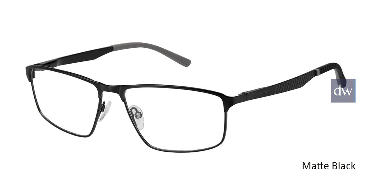 Matte Black c02 Champion FL1004 Fleet Titanium Eyeglasses.