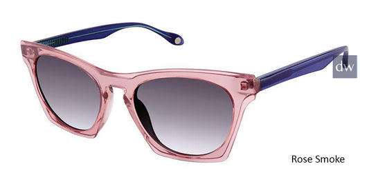 Rose Smoke Fysh F-2031 Sunglasses.